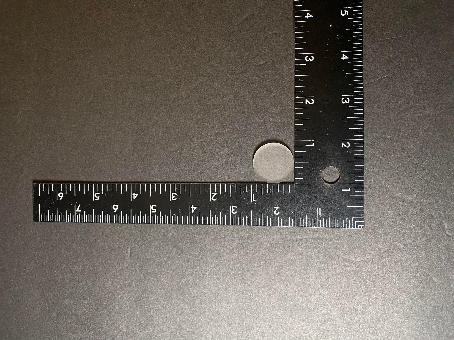 Frosted Clear 1" Circle Lens - 4 pieces