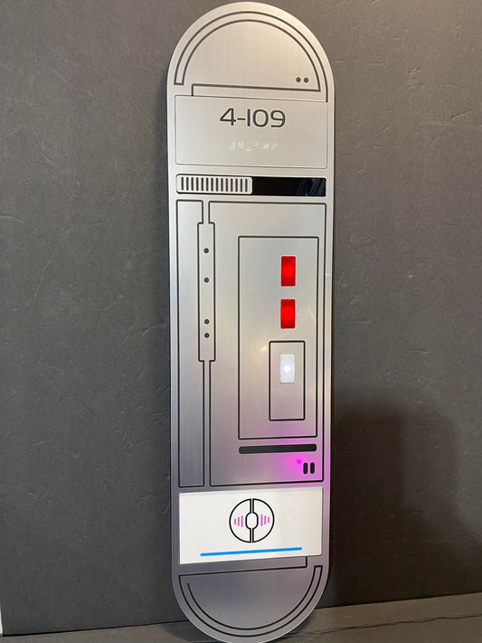 Halcyon Cabin Room Door Panel (Replica)