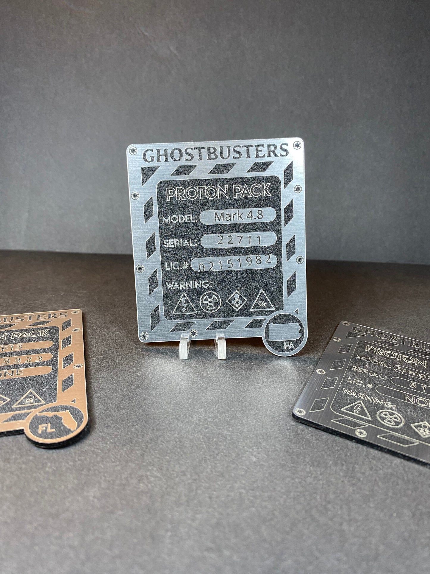 Asset Serial Tag Custom - Spirit 80% Deluxe Proton Pack