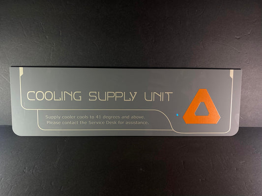 Cooling Supply Unit Signage