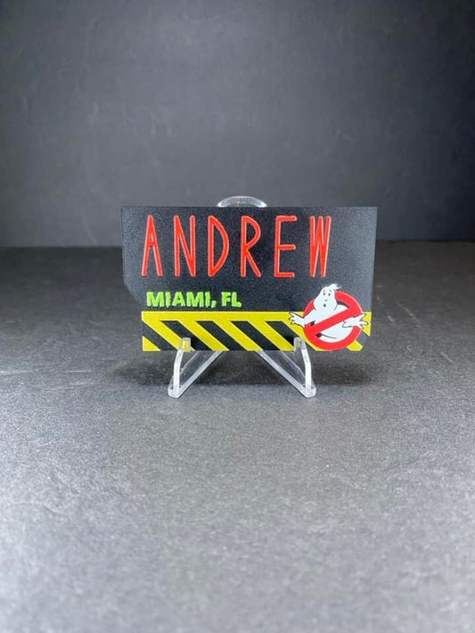 Ghostbusters Name Tag/Badge