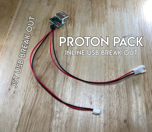 Proton Power Cabel 2.0 - USB to JSTXH for Battery Banks - JST Extension - Usb Inline Breakout